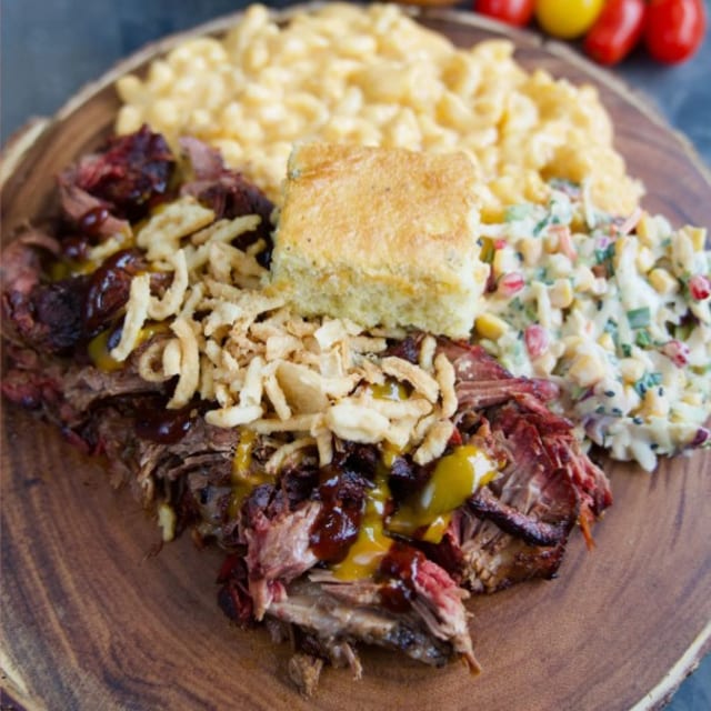 Smoked Brisket Dinner.