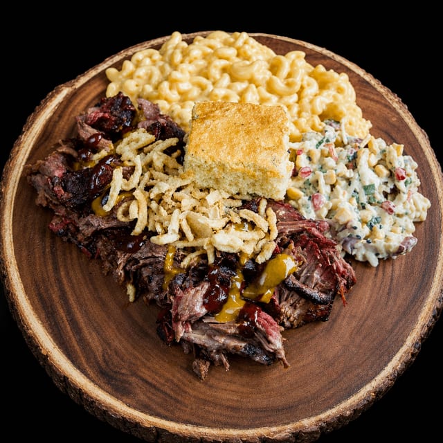 Smoked Brisket Dinner.