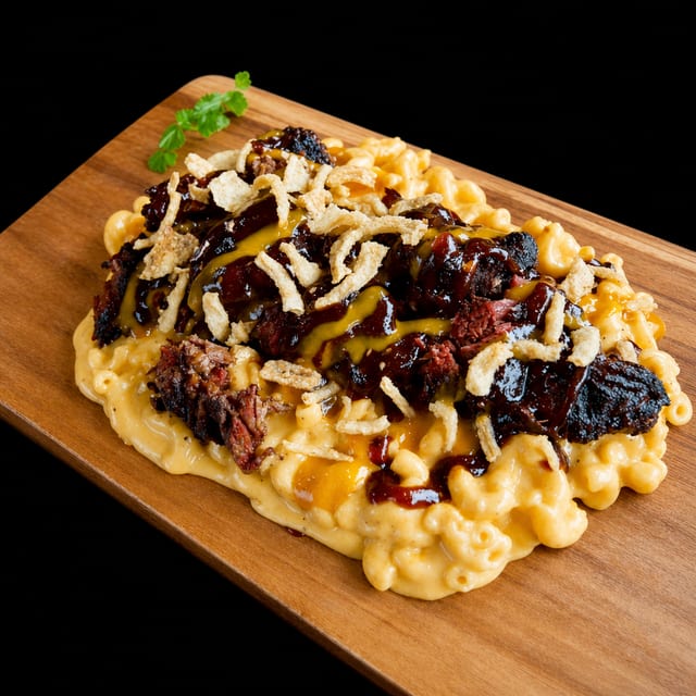 Loaded Mac N Cheese.