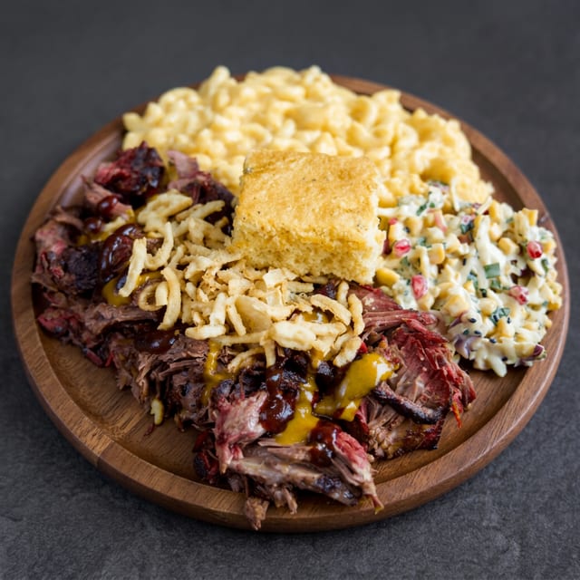 Smoked Brisket Dinner.