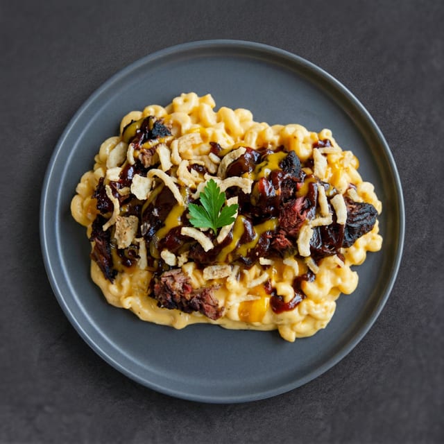 Loaded Mac N Cheese.
